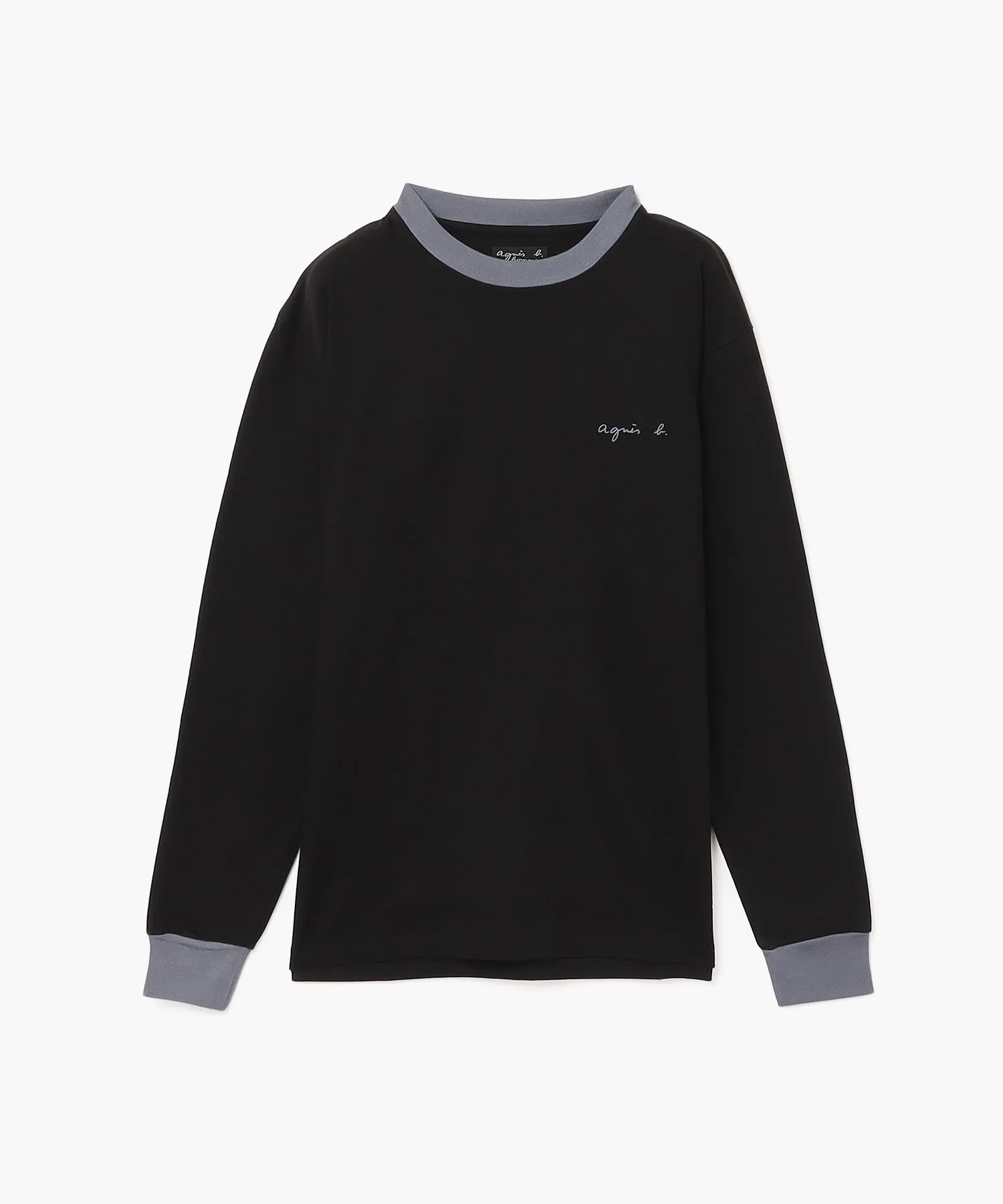 Agnes b  |Long Sleeves Plain Long Sleeve T-shirt Logo