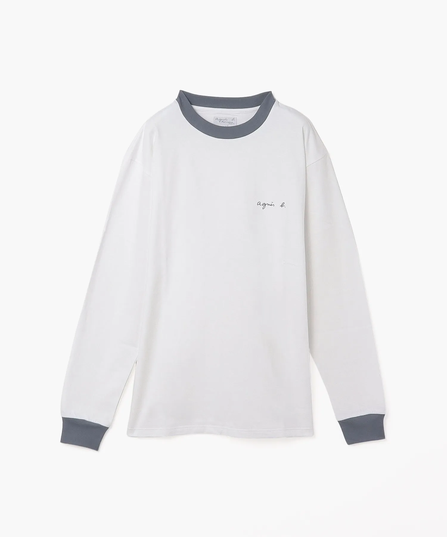 Agnes b  |Long Sleeves Plain Long Sleeve T-shirt Logo