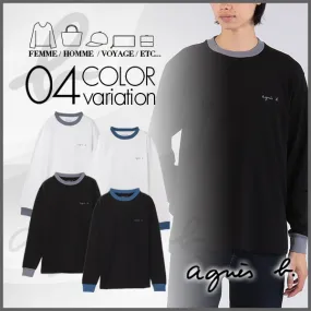 Agnes b  |Long Sleeves Plain Long Sleeve T-shirt Logo