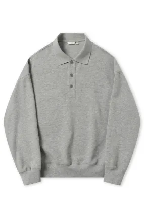 Air Cotton Pullover Polo Sweater