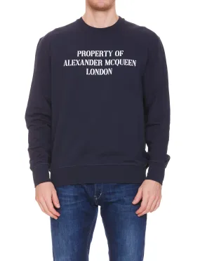 Alexander McQueen Logo Printed Crewneck Sweatshirt