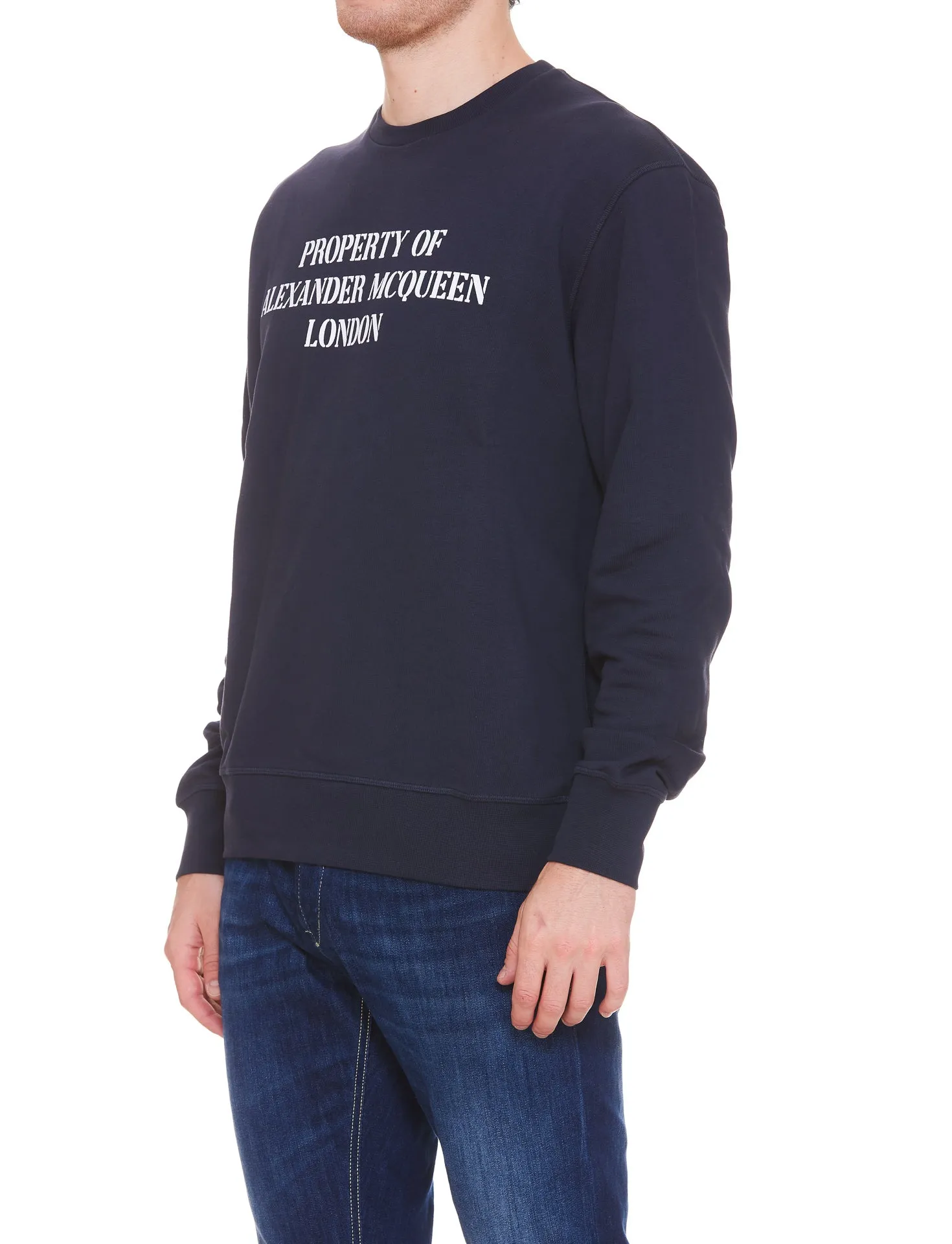 Alexander McQueen Logo Printed Crewneck Sweatshirt