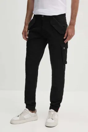 Alpha Industries trousers Combat Pant LW men's black color 126215.03