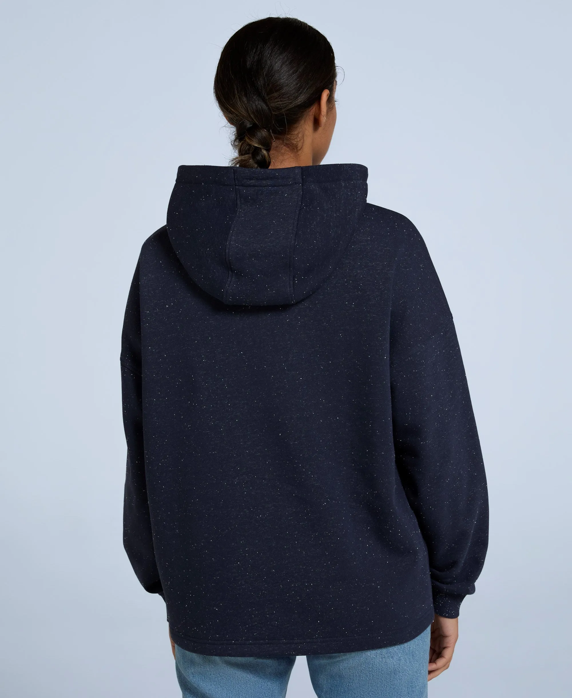 Amber Womens Relaxed Hoodie - Navy