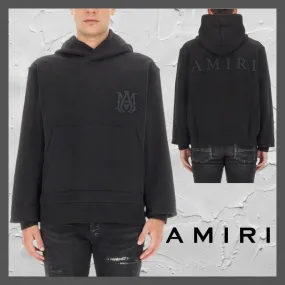 AMIRI  |Pullovers Monogram Street Style Long Sleeves Cotton Logo