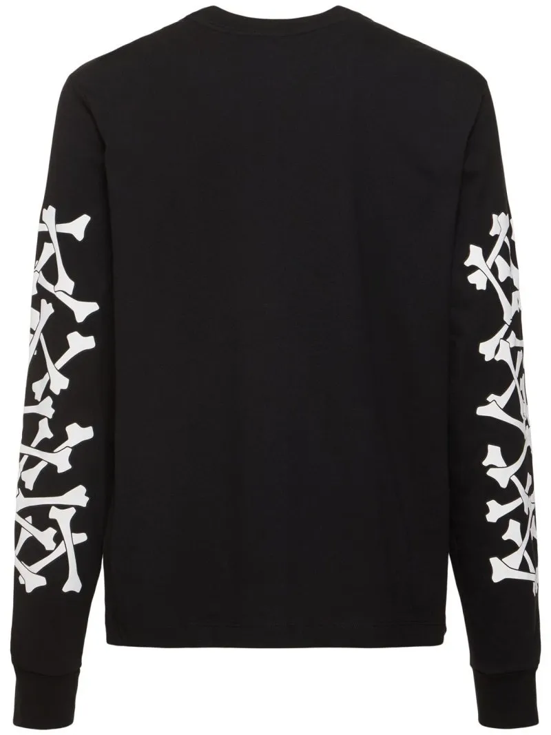 AMIRI  |Street Style Long Sleeves Cotton Long Sleeve T-shirt Logo