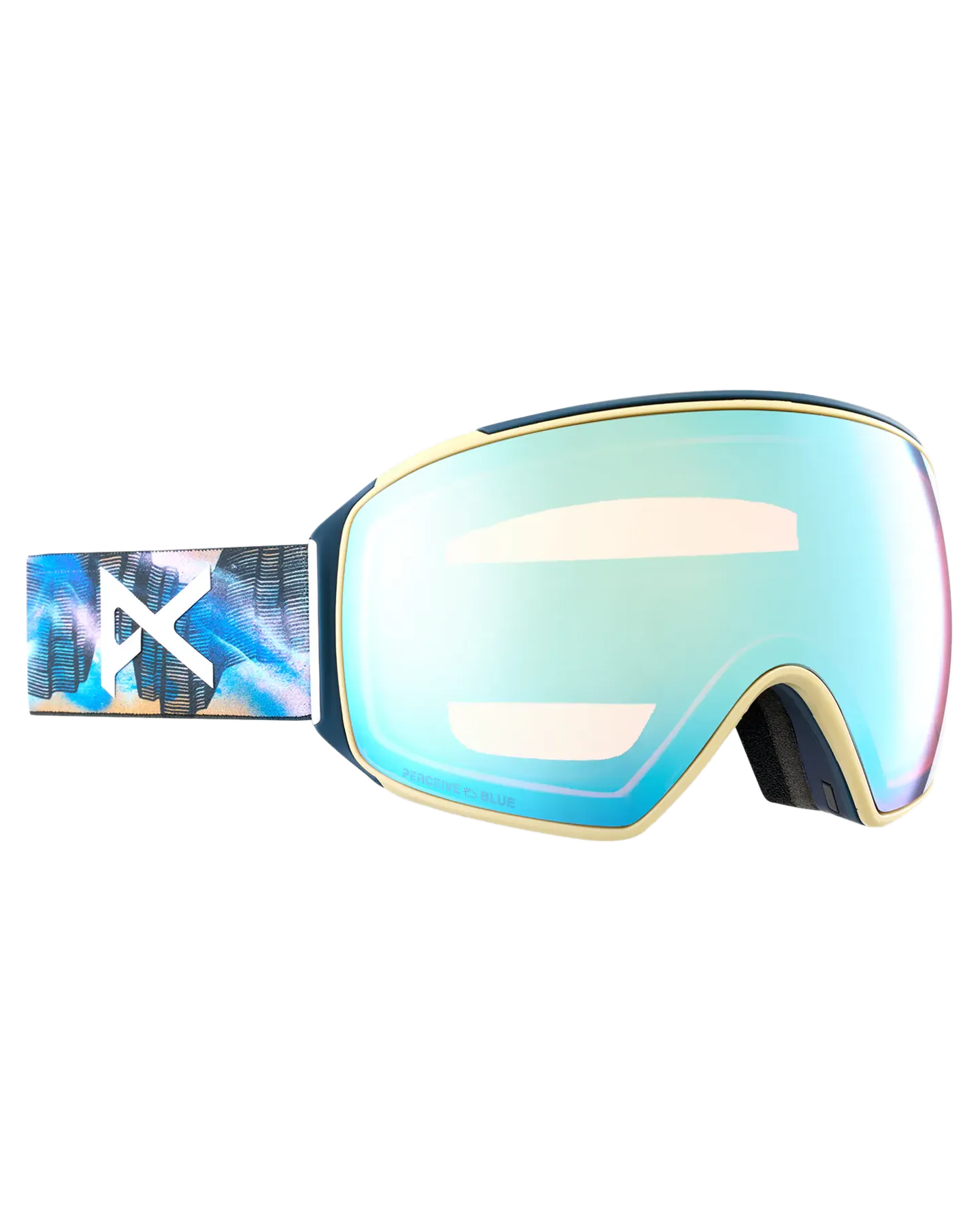 Anon M4 Toric Snow Goggles + Bonus Lens + Mfi Face Mask - Chet Malinow/Perceive Variable Blue Lens