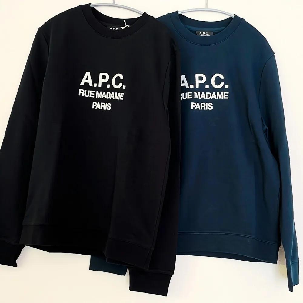 A.P.C.  |Crew Neck Unisex Long Sleeves Plain Cotton Logo Designers