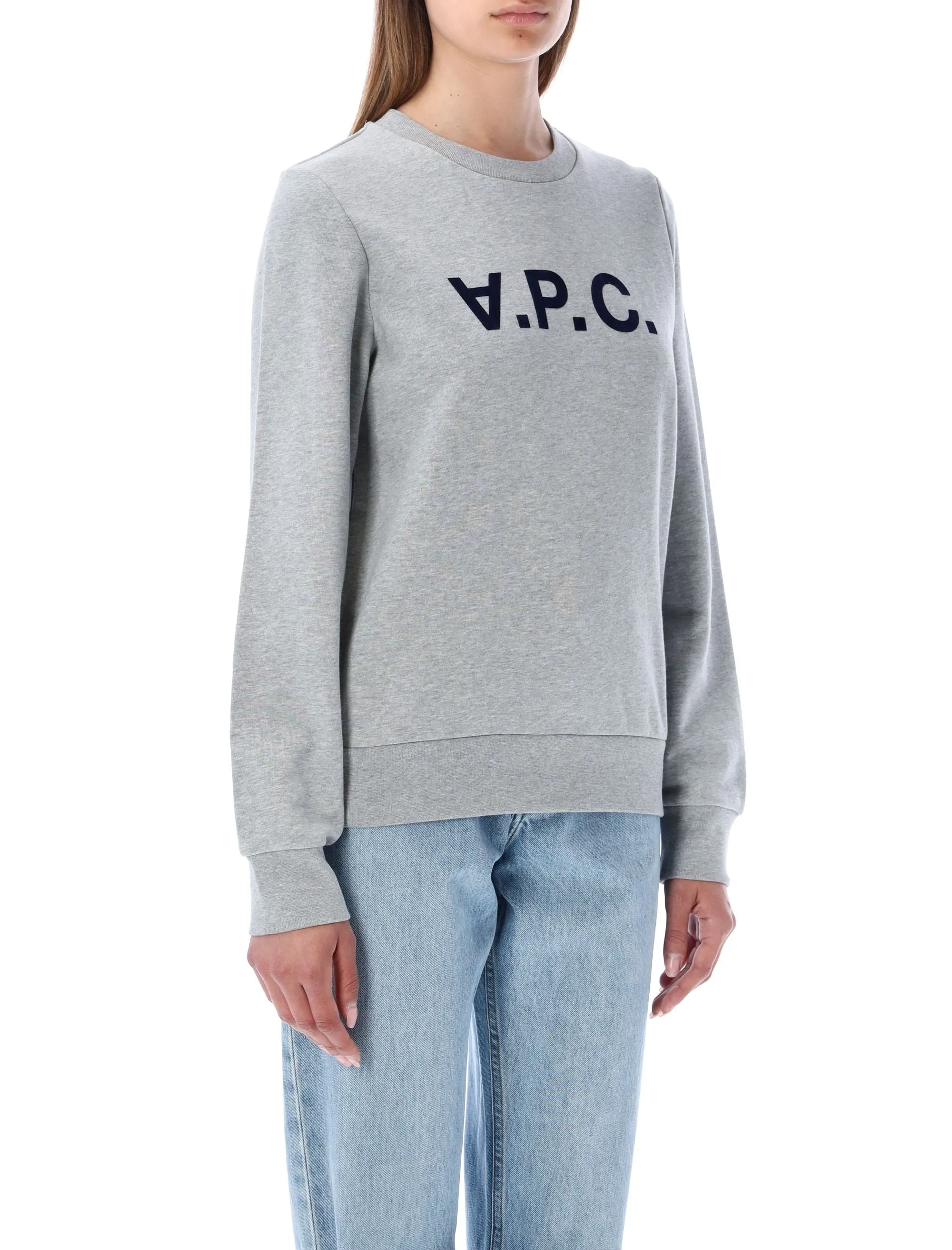 A.P.C. Viva Logo Flocked Sweatshirt