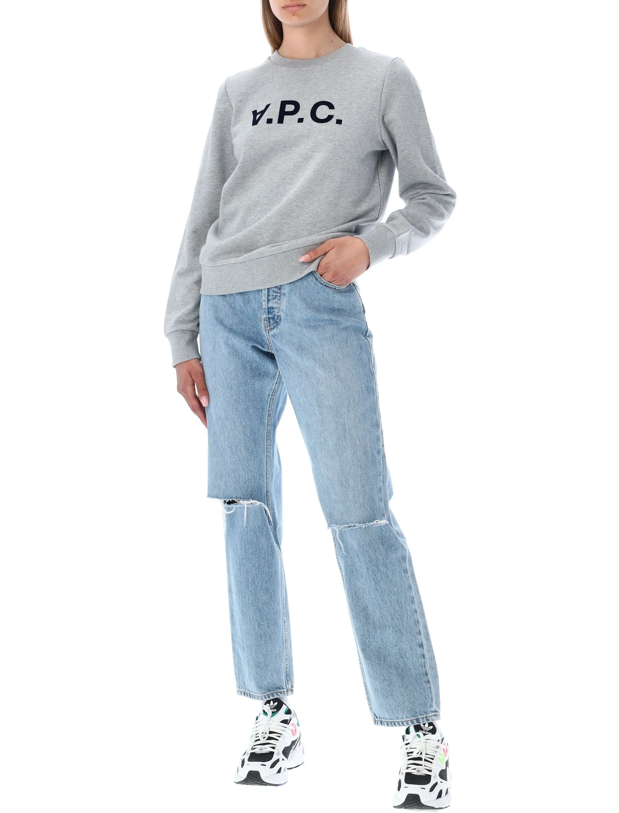 A.P.C. Viva Logo Flocked Sweatshirt