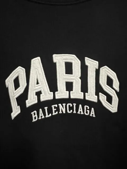 BALENCIAGA  |Pullovers Unisex Street Style Long Sleeves Cotton Logo