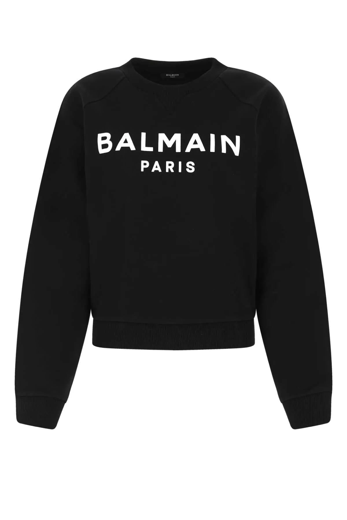 Balmain Ribbed Hem Crewneck Sweatshirt