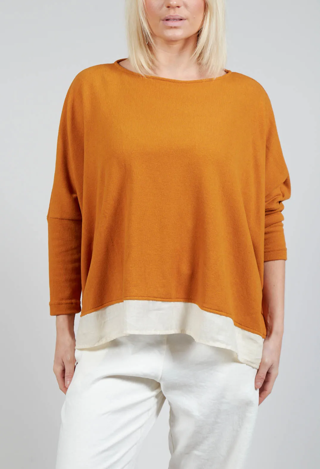 Bamboo M Jumper In Ambra