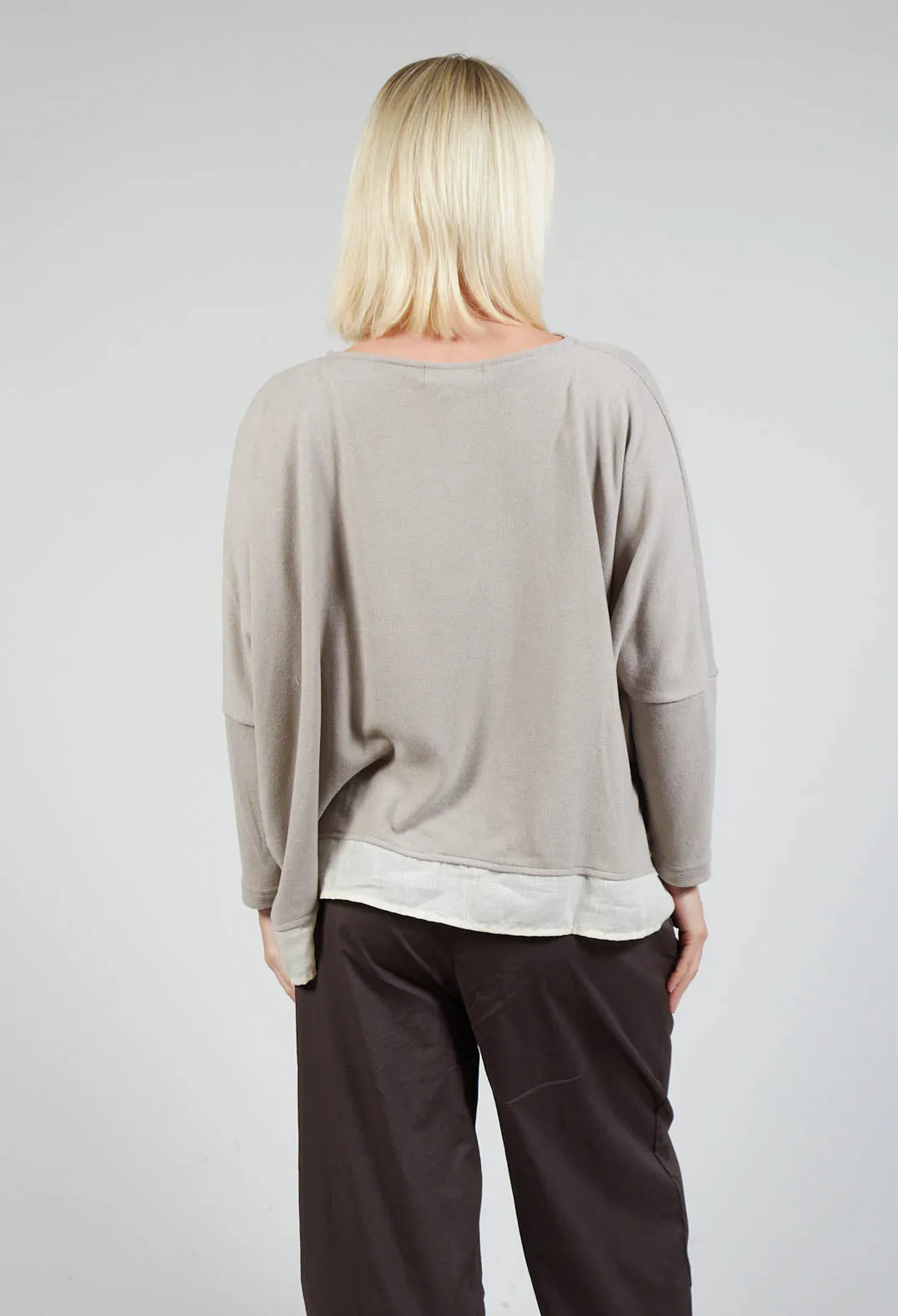 Bamboo M Jumper In Argento