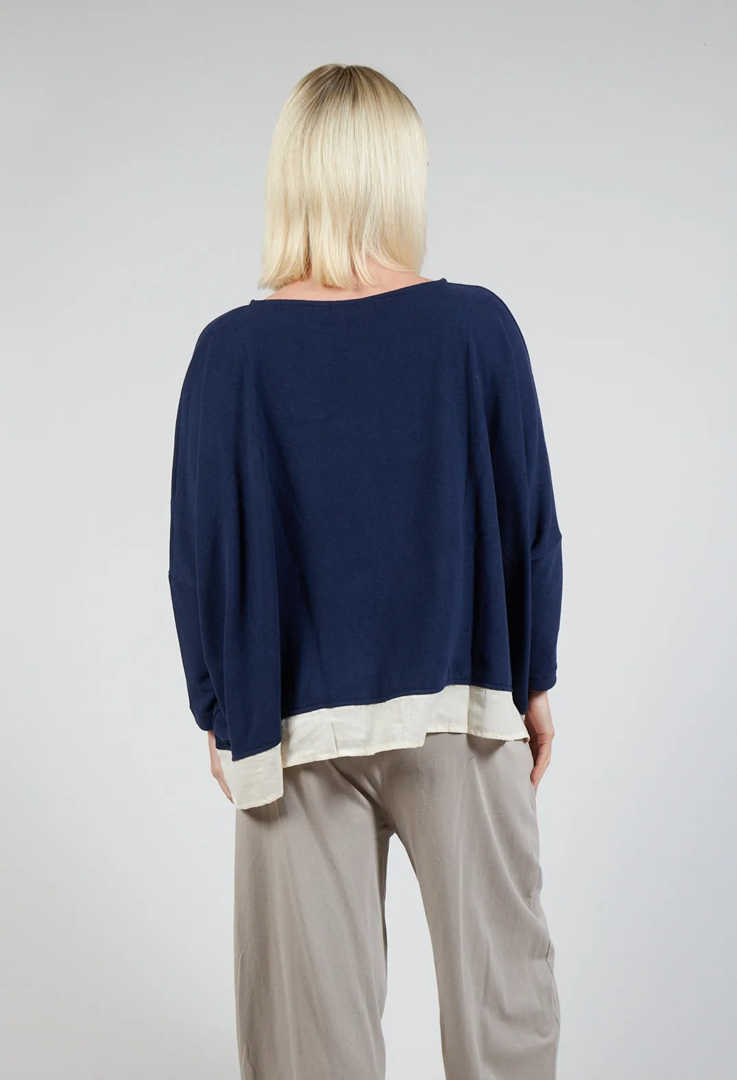 Bamboo M Jumper In Blu