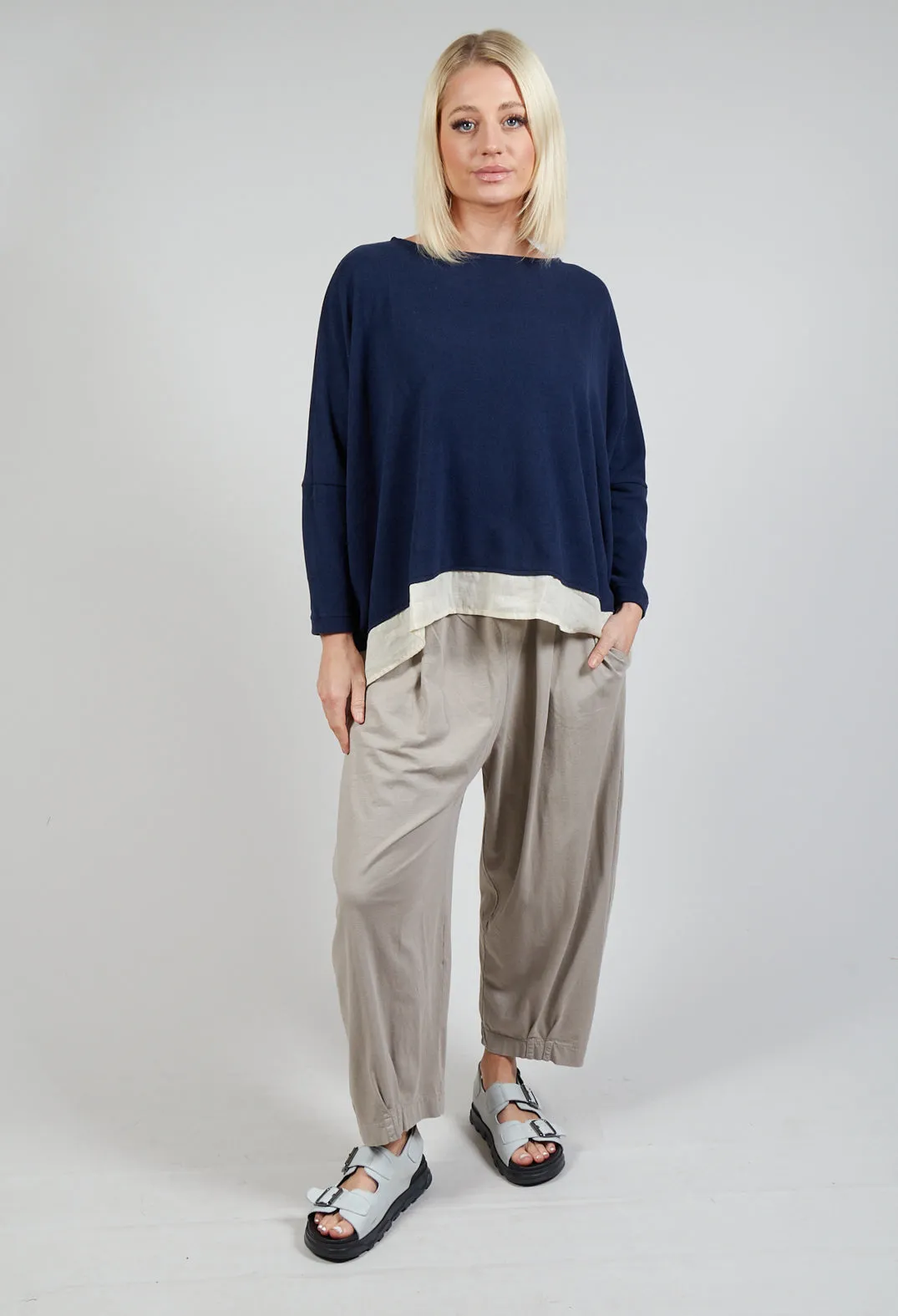 Bamboo M Jumper In Blu