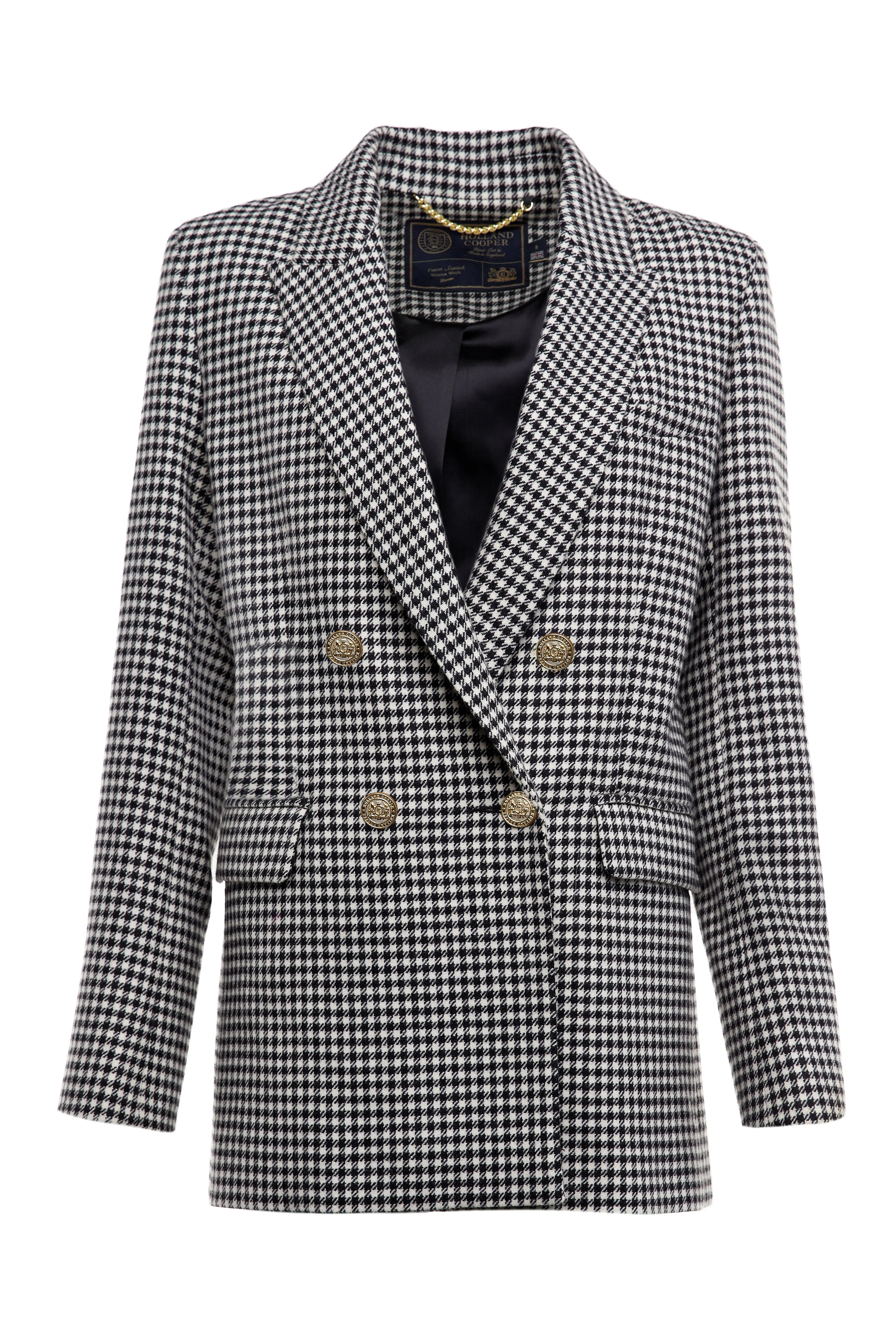 Belgravia Blazer (Black & White Puppy Tooth)