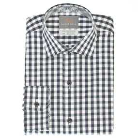 Big Boys Pine Gingham Button Down Shirt