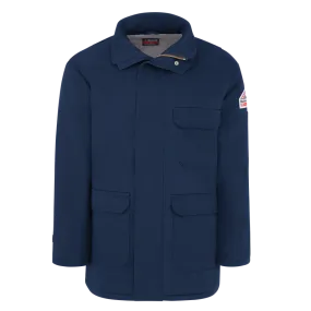 Bulwark, Men's Heavyweight Excel FR Comfortouch Insulated Deluxe Parka, JLP8, FR 7oz, Cat3, Navy - FireProtectionOutfitters