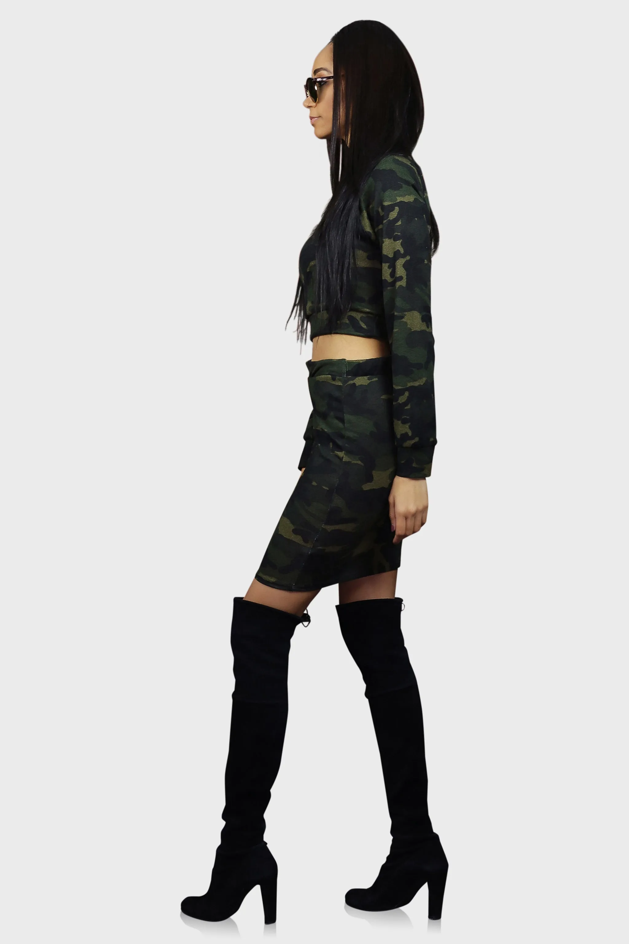 Camo Skirt Set