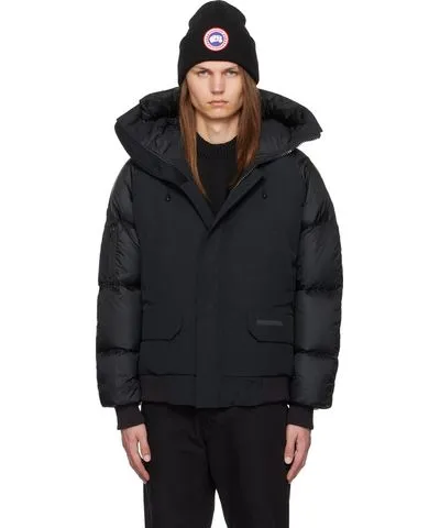 Canada Goose Black 'Paradigm' 'Black Label' Chilliwack Bomber Down Jacket