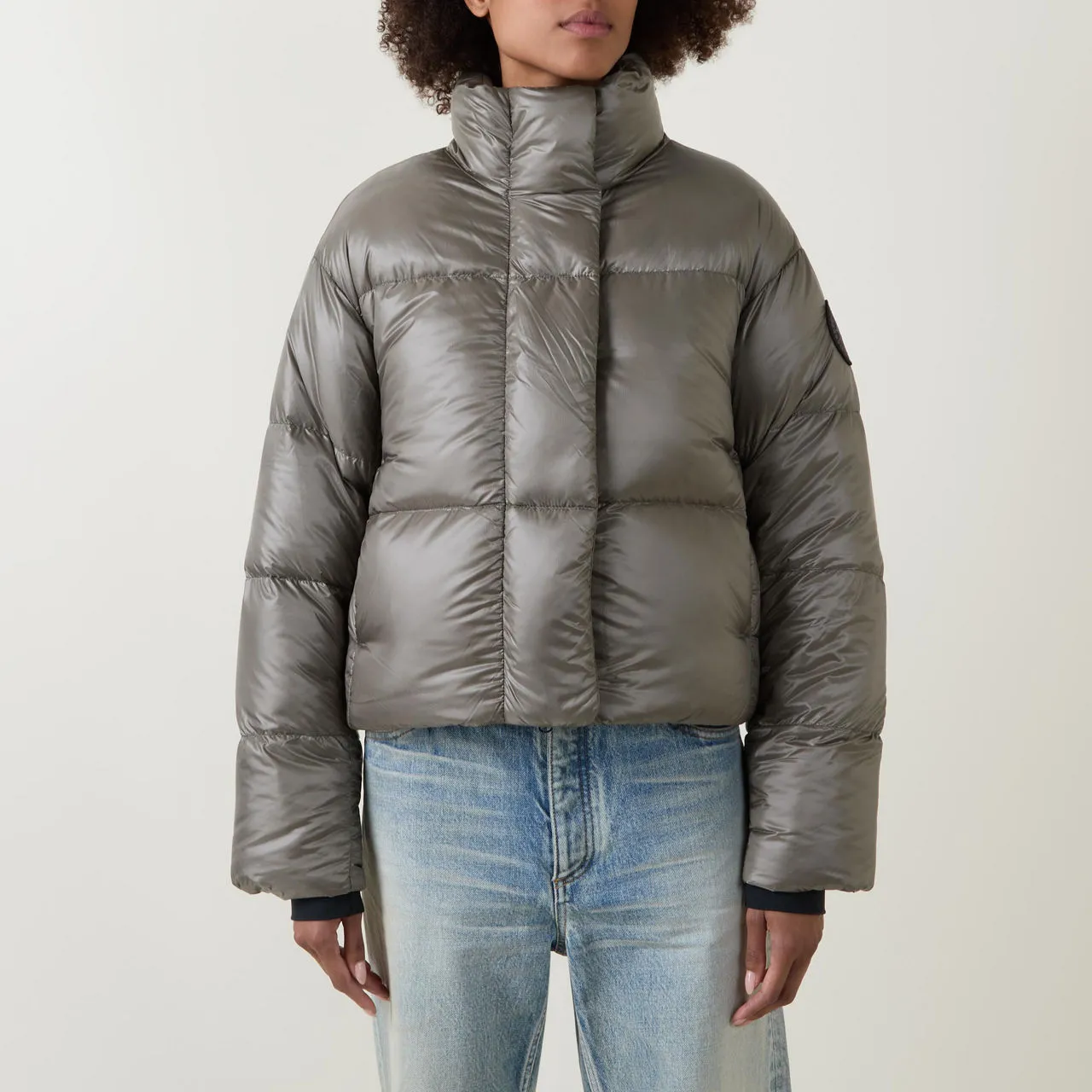 CANADA GOOSE The Sustainable Edit Cypress Cropped Down Jacket - Green