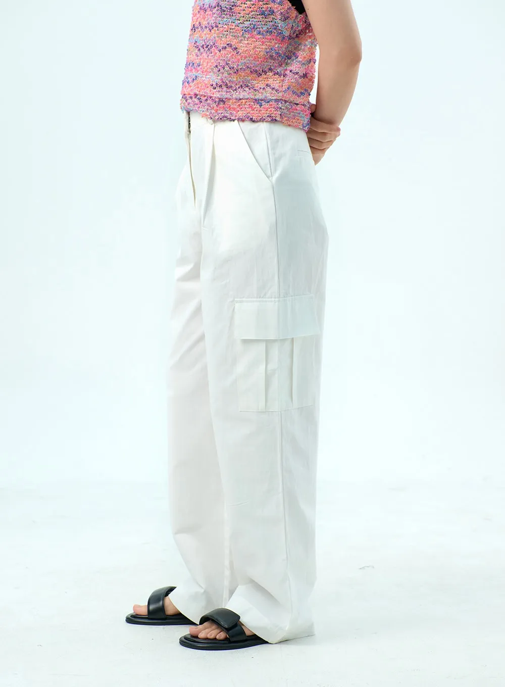 Cargo Wide Pants OY318