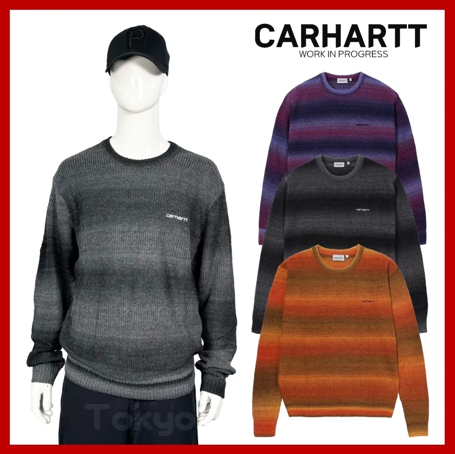 Carhartt  |Street Style Logo Sweaters