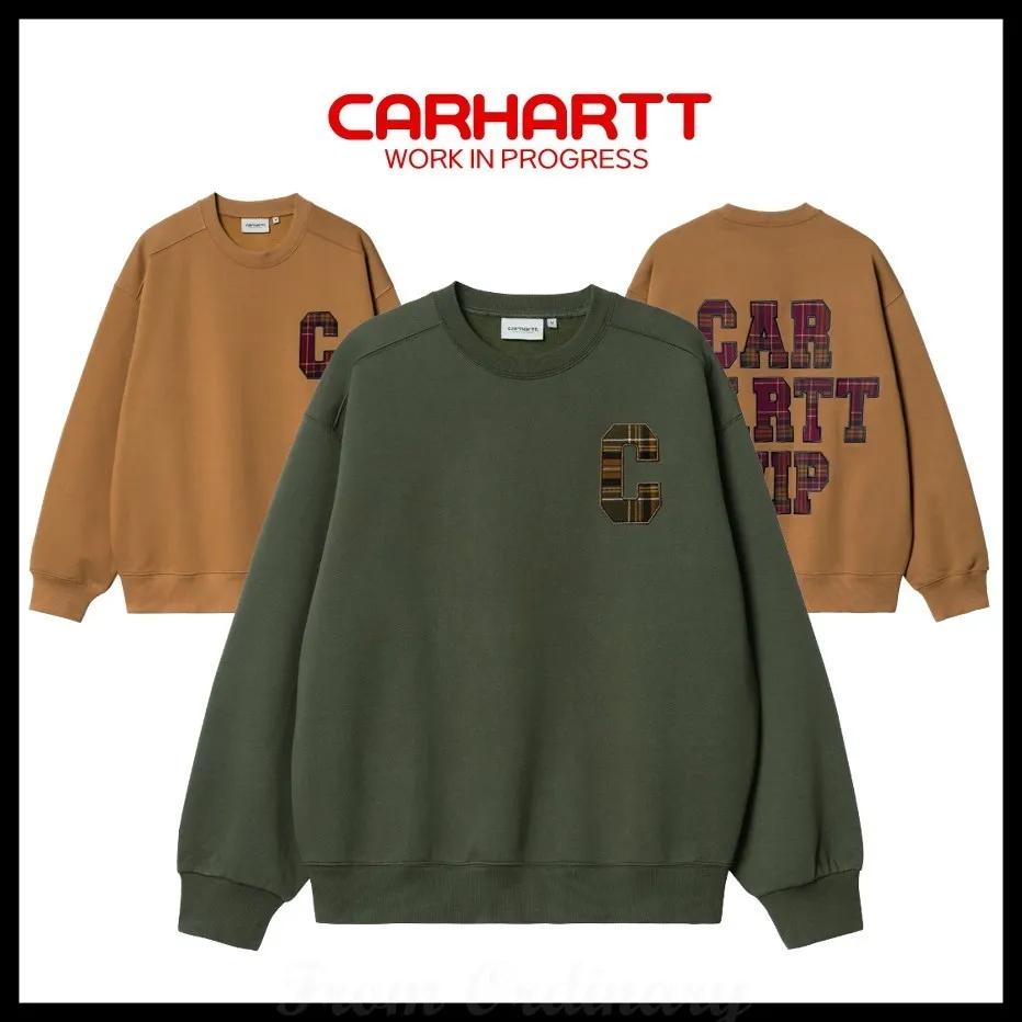 Carhartt  |Street Style Logo Sweatshirts