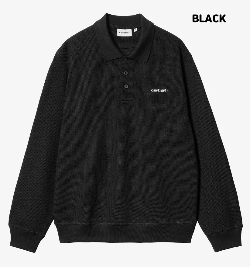 Carhartt  |Street Style Long Sleeves Logo Polos