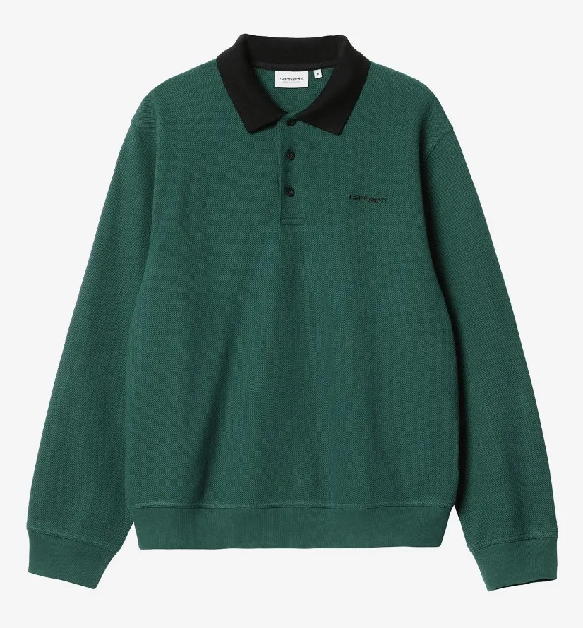 Carhartt  |Street Style Long Sleeves Logo Polos