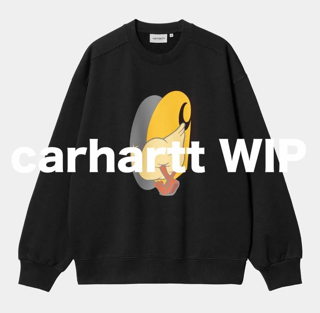 Carhartt  |Sweat Street Style Logo Sweatshirts