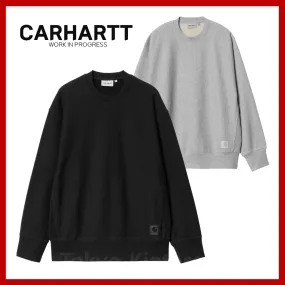 Carhartt  |Unisex Street Style Logo Sweatshirts