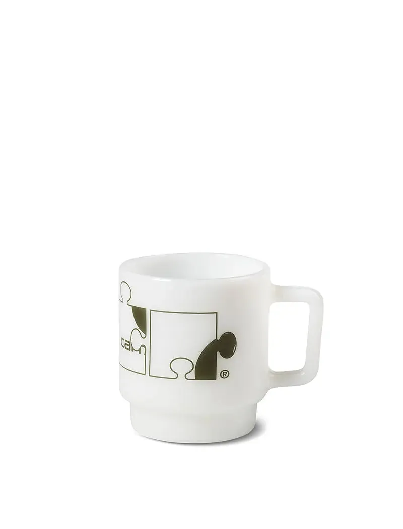 Carhartt WIP Assemble Glass Mug White / Plant