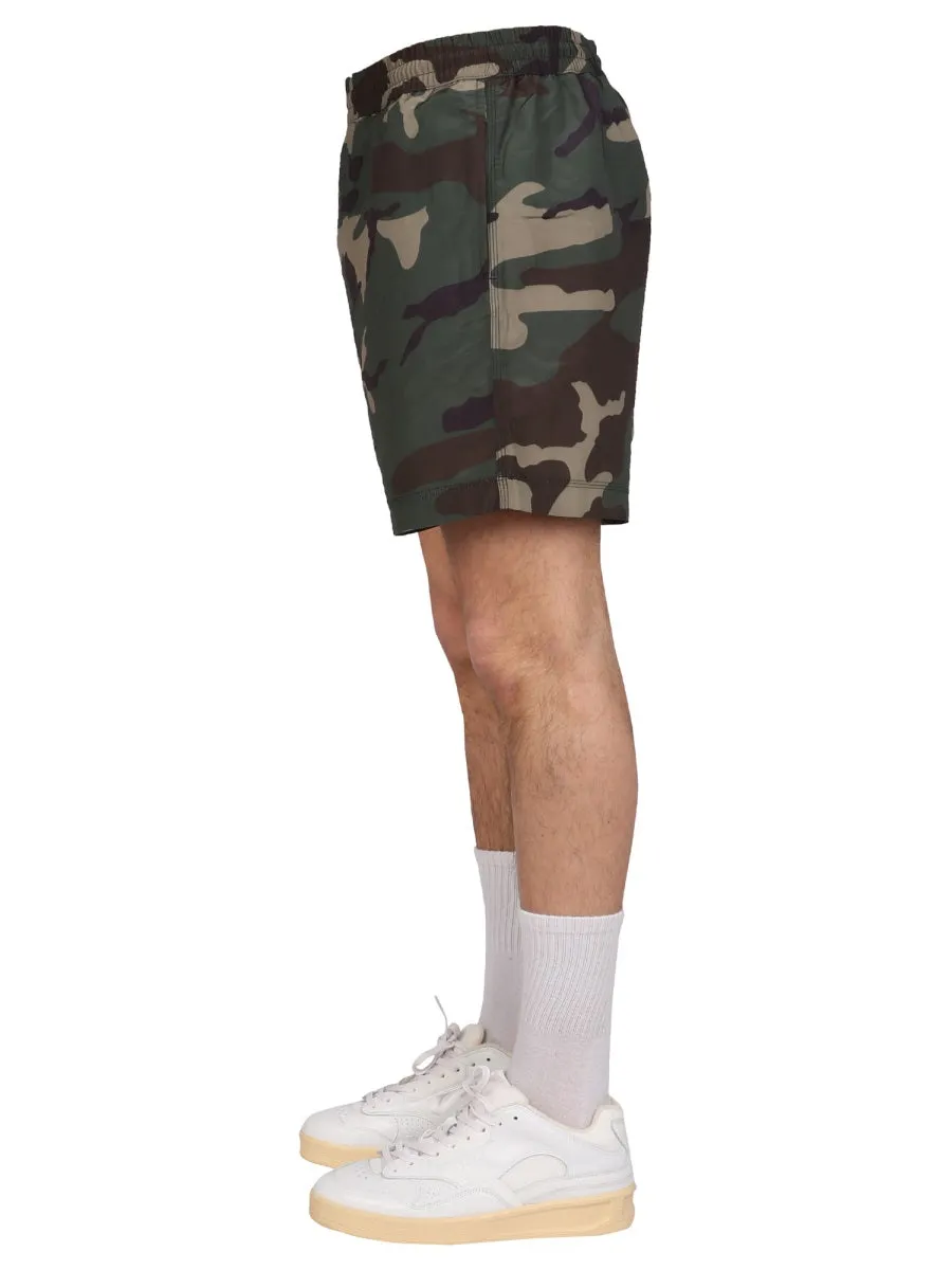 Carhartt WIP Camouflage Printed Swimming Trunks