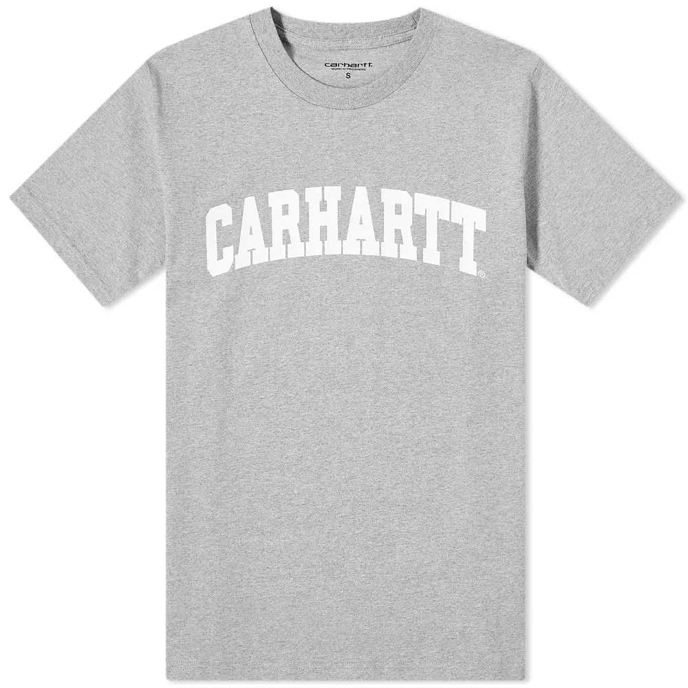 Carhartt WIP University T-ShirtGrey Heather & White