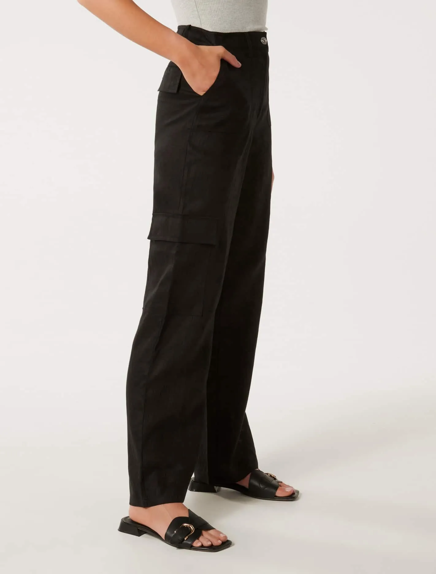 Casey Linen Cargo Pants