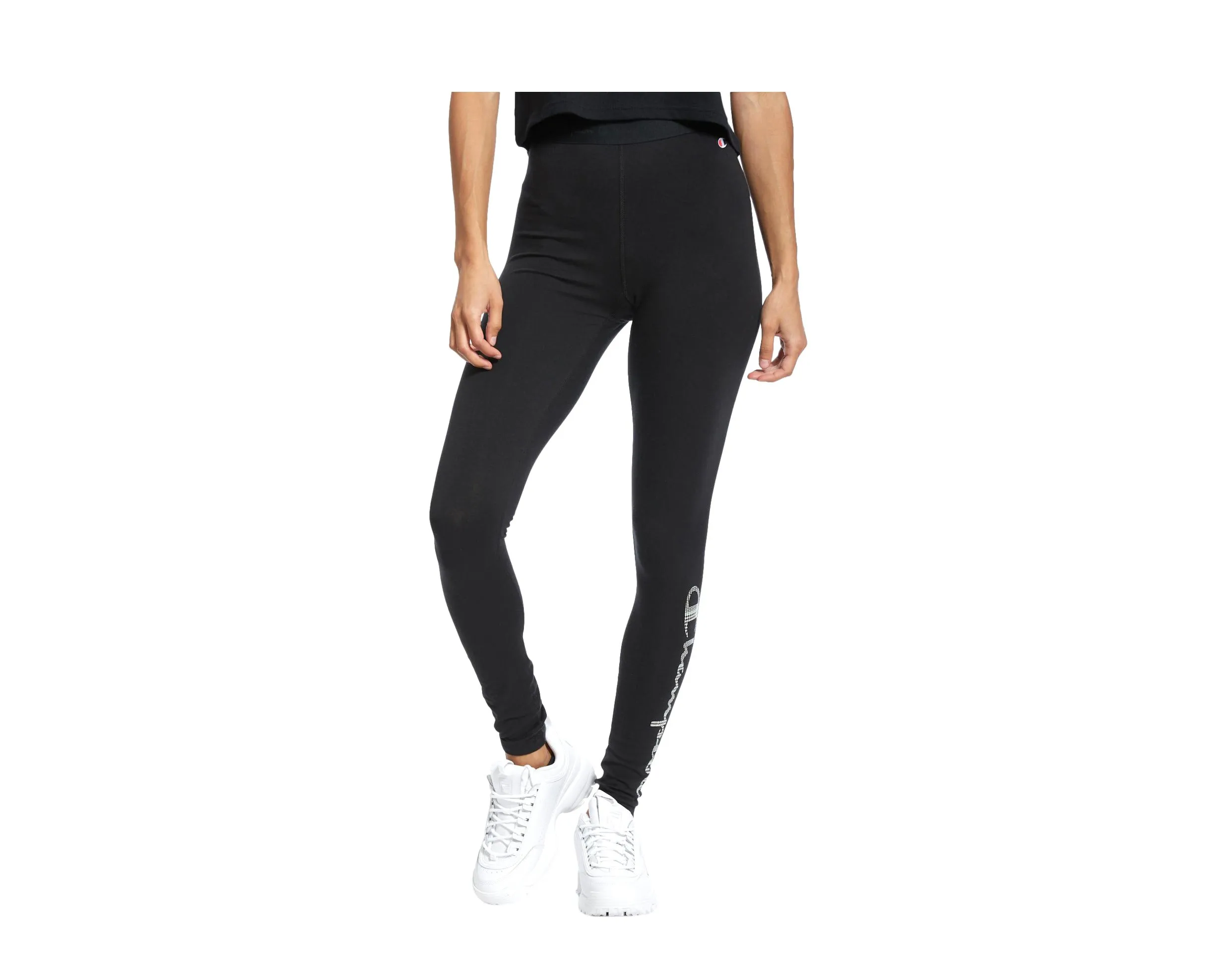 Champion C-Life Everyday Houndstooth Script Logo Women's Legging