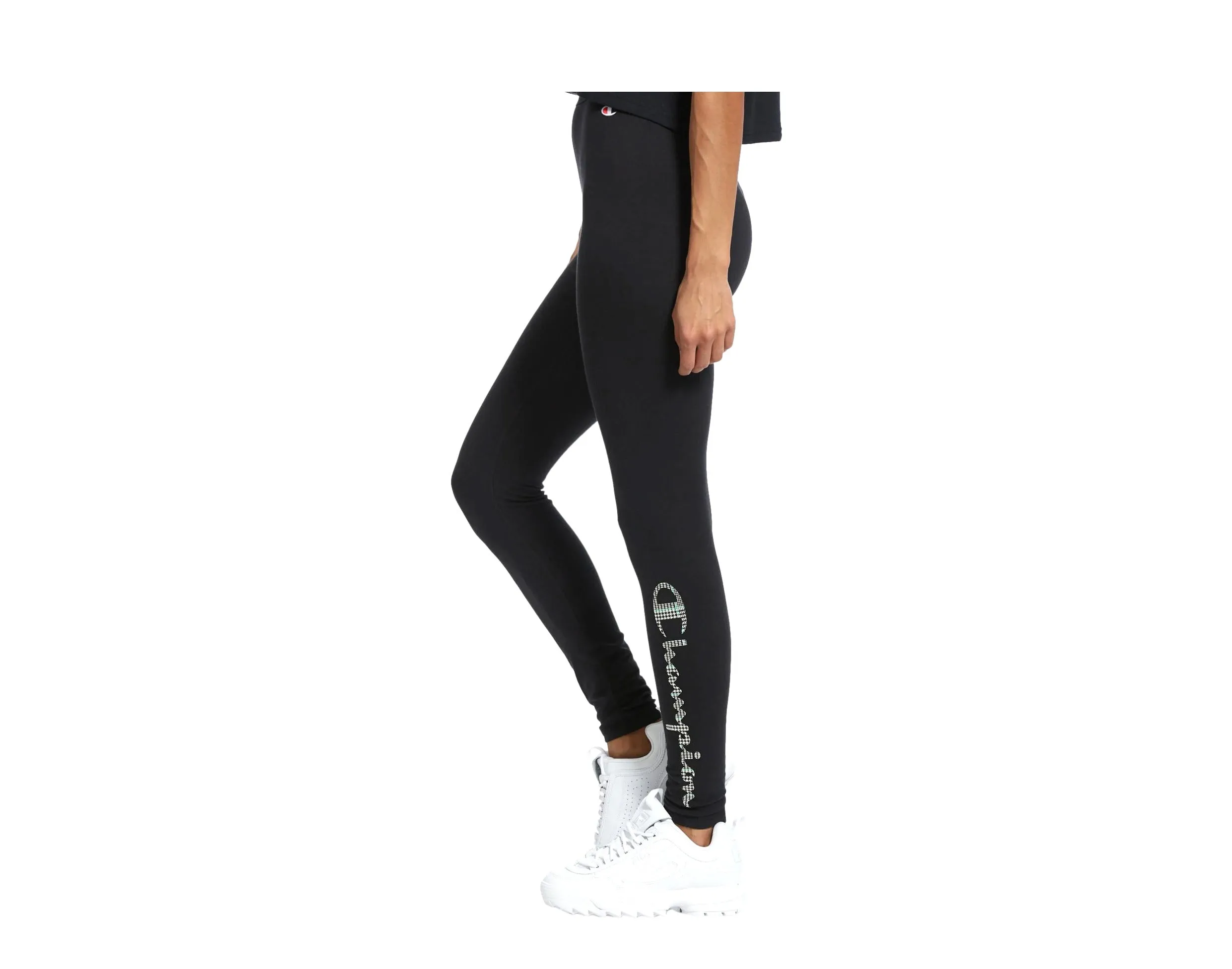 Champion C-Life Everyday Houndstooth Script Logo Women's Legging