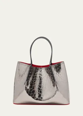 Christian Louboutin Cabarock Small Crocodile Embossed Leather Tote Bag