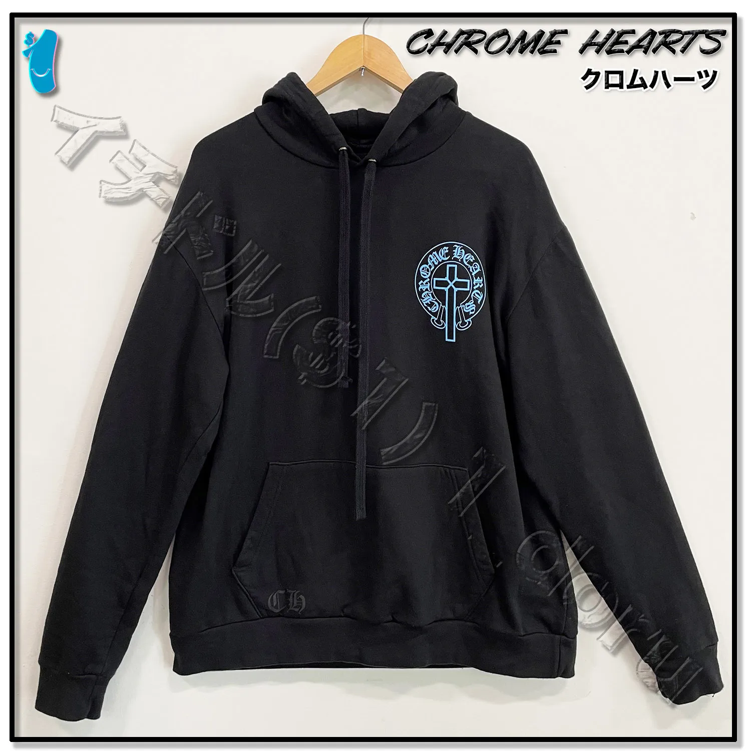 CHROME HEARTS  |Unisex Street Style Cotton Logos on the Sleeves Logo Hoodies