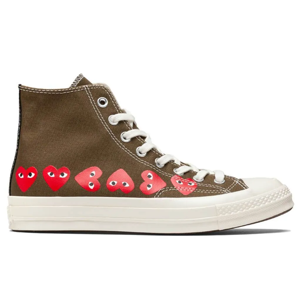 Converse x Comme Des Garcons PLAY All Star Chuck '70 Hi 