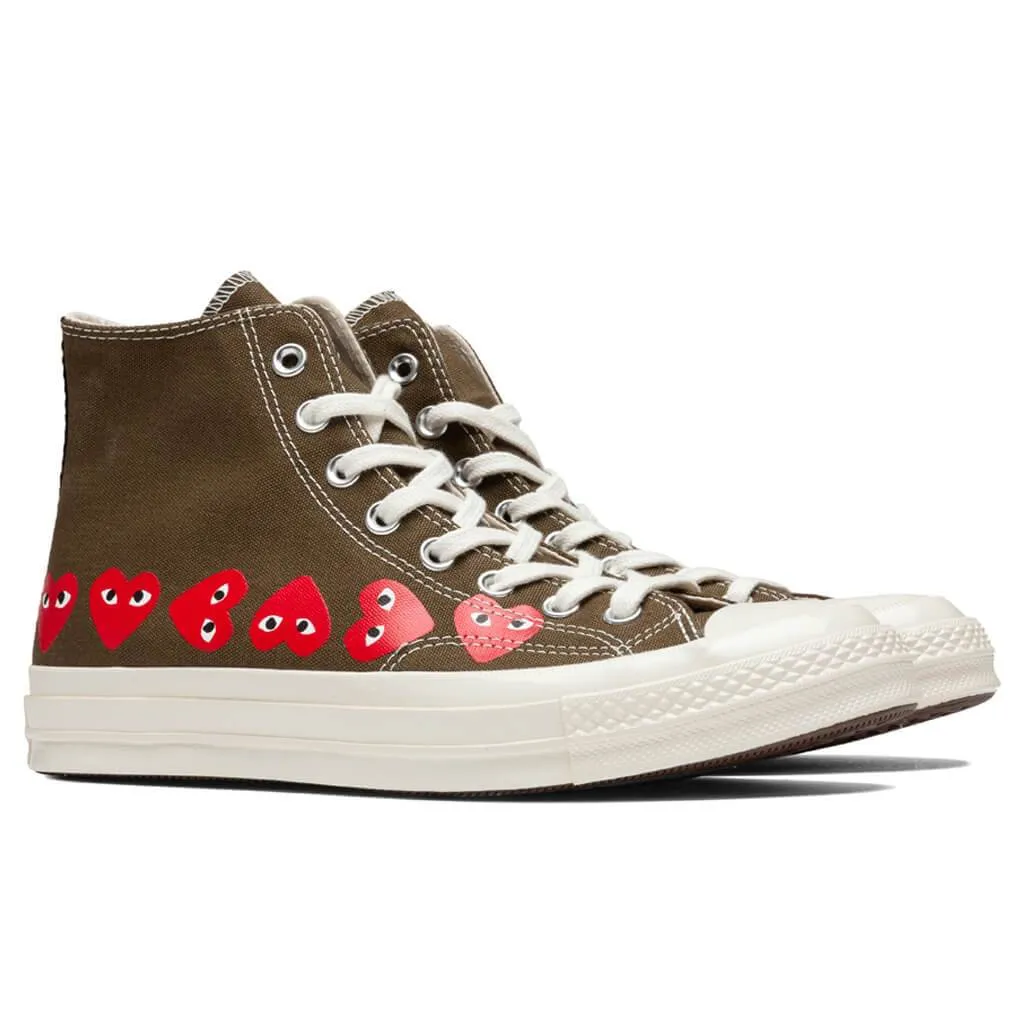 Converse x Comme Des Garcons PLAY All Star Chuck '70 Hi 