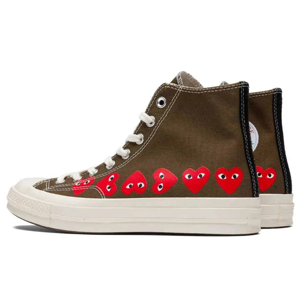 Converse x Comme Des Garcons PLAY All Star Chuck '70 Hi 