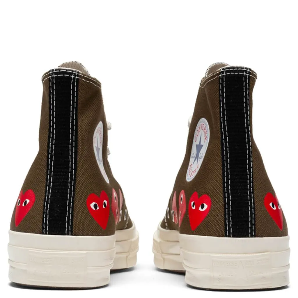 Converse x Comme Des Garcons PLAY All Star Chuck '70 Hi 