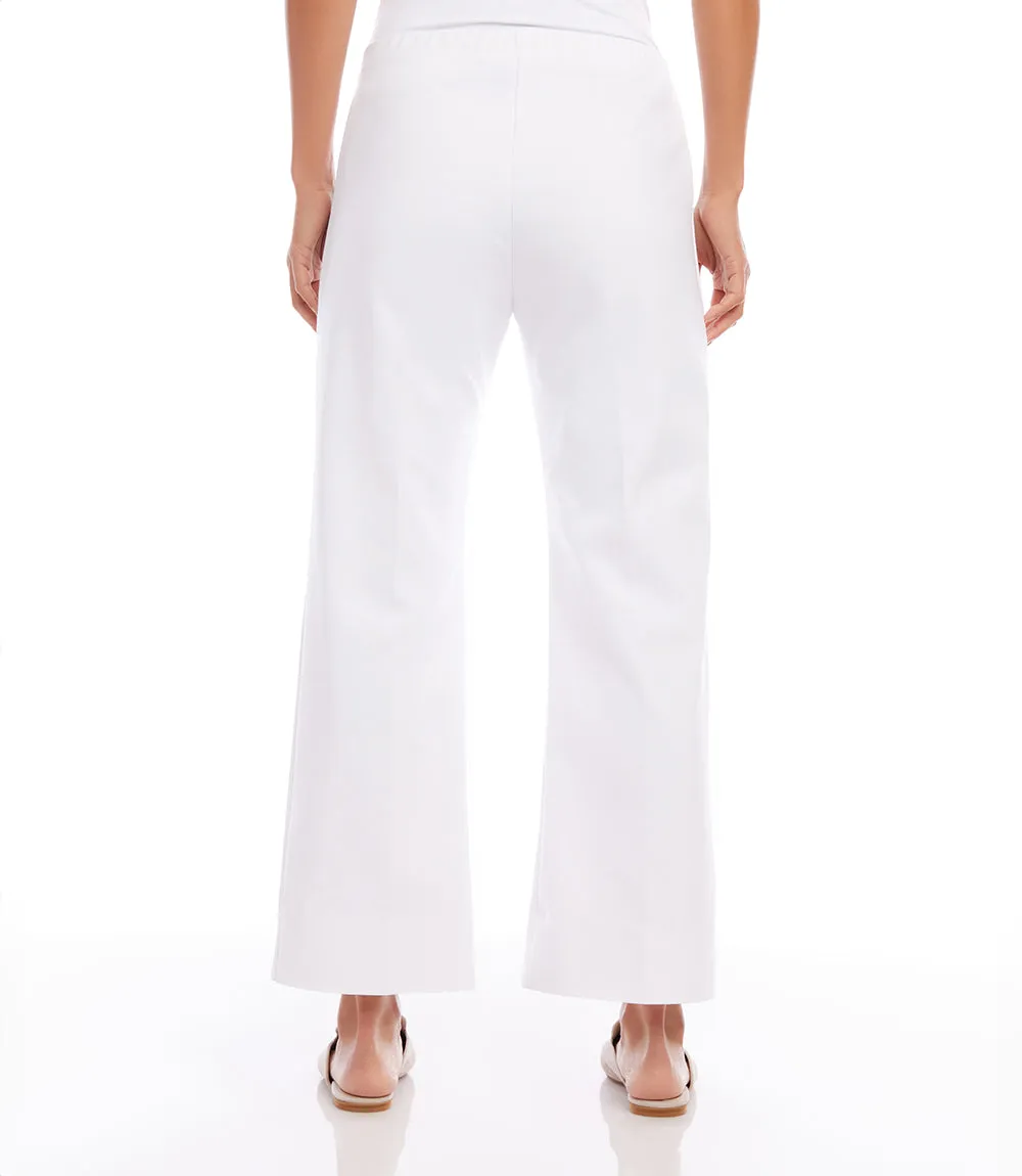 Cropped Wide Leg Pants