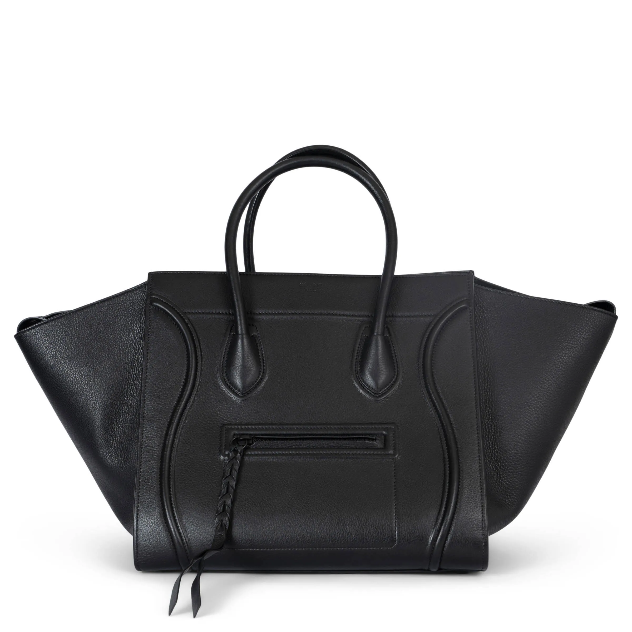 Céline 2016 Phantom Medium Tote Bag Black Leather