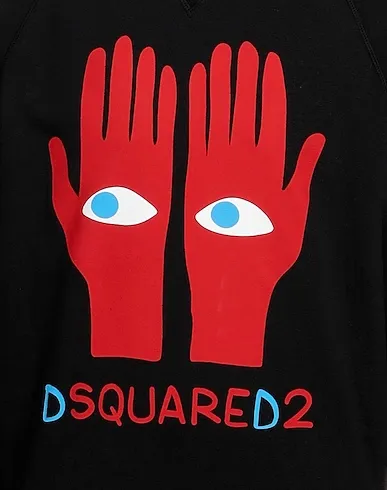 D SQUARED2  |Crew Neck Pullovers Long Sleeves Cotton Logo Luxury