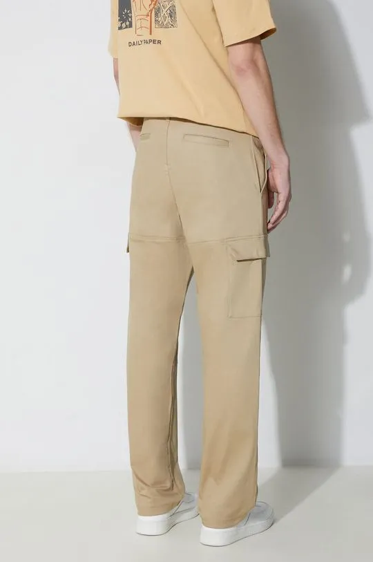 Daily Paper trousers Ecargo men's beige color 2312032