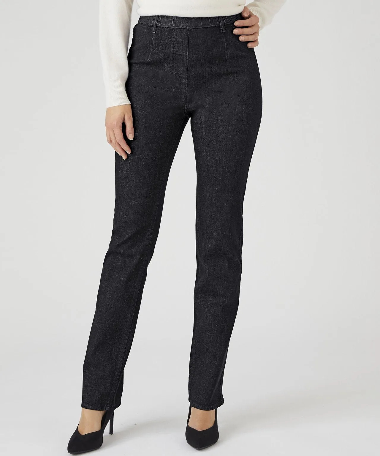 Denim Pull-on Trousers